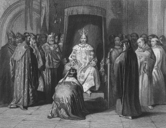 King Richard II Knighting the Kings of Ireland